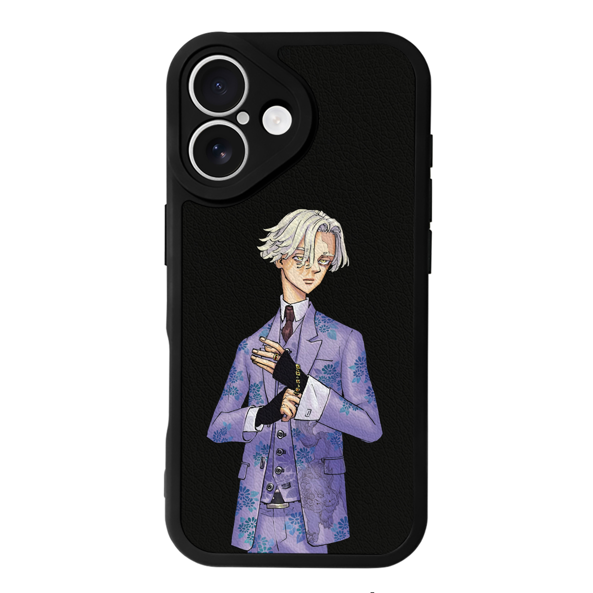 （画像用） 東京リベンジャーズ Tokyo Revengers 【iPhone 16シリーズ対応】シリコンスマホケース（レザー調） 材質：シリコン